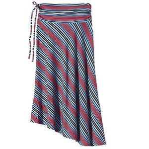 Patagonia Kamala Striped Asymmetrical Maxi Skirt
